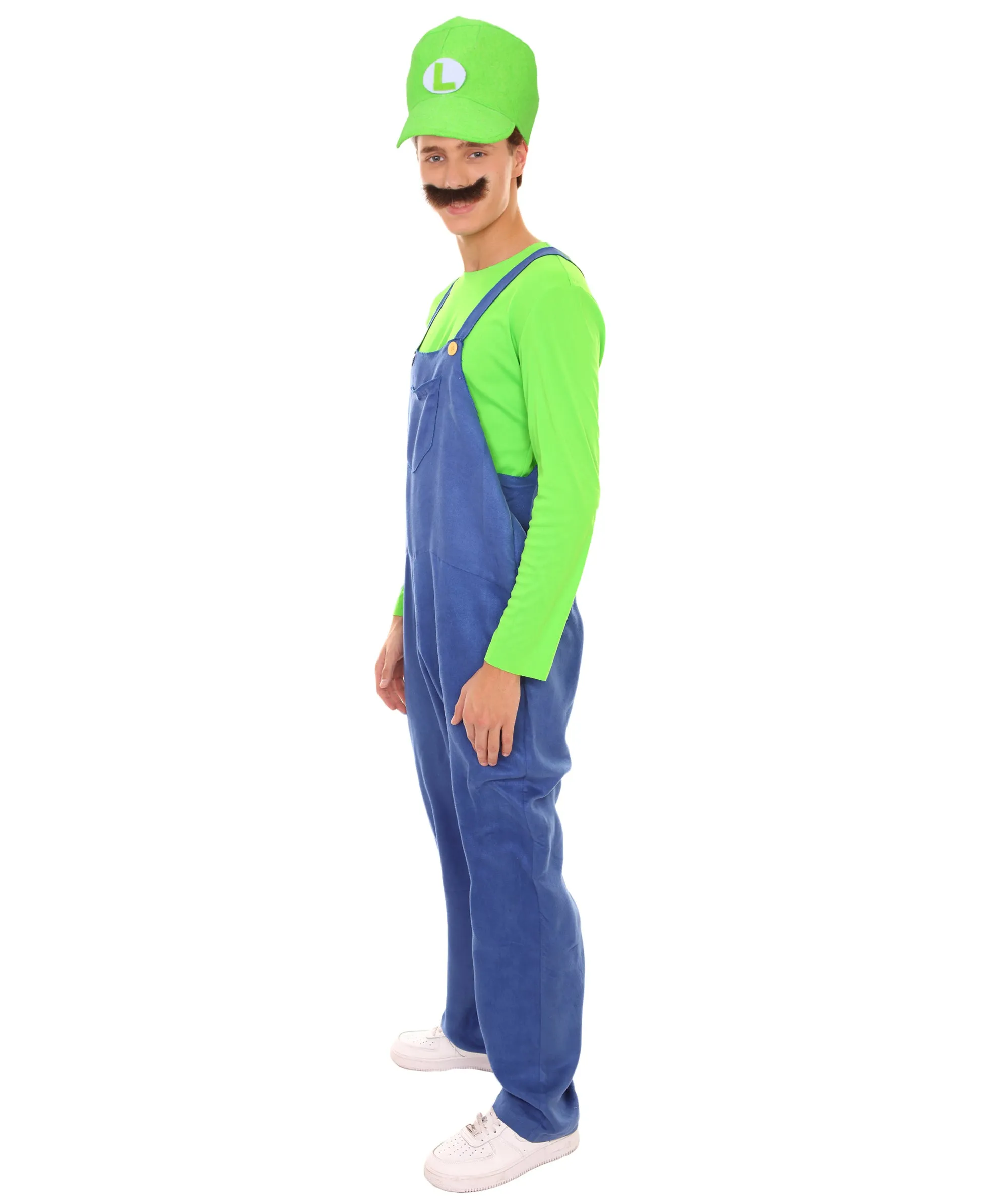 Adult Men's 80'S Plumber Costume | Green Halloween Costume
