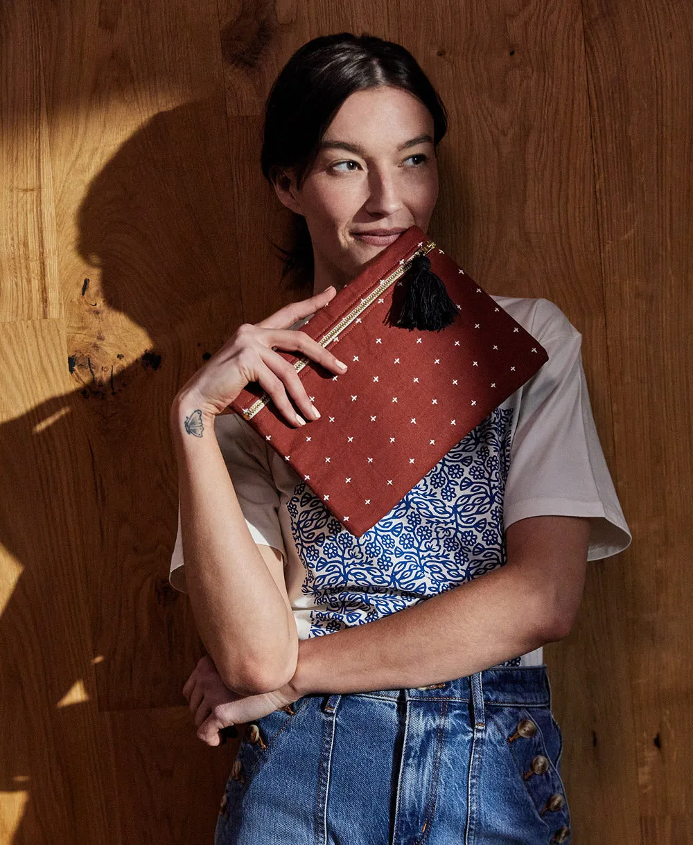 Cross-Stitch Pouch