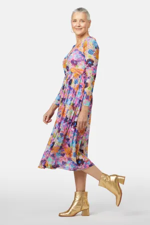 Flora Rosa Mesh Dress