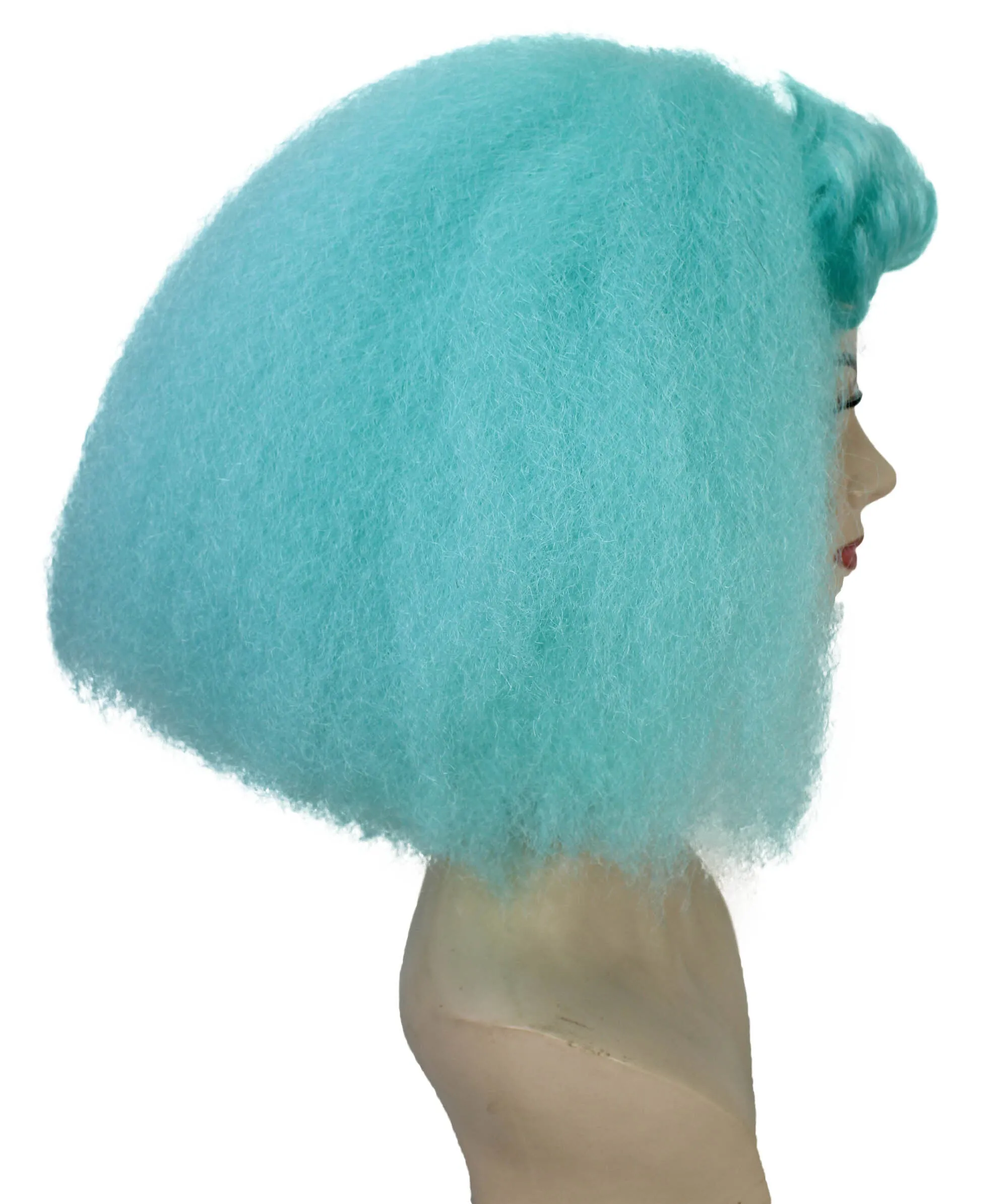HPO Adult Women's Dramatic Drag Queen Textured Short Wig I Multiple Color Options I Flame-retardant Synthetic Fiber