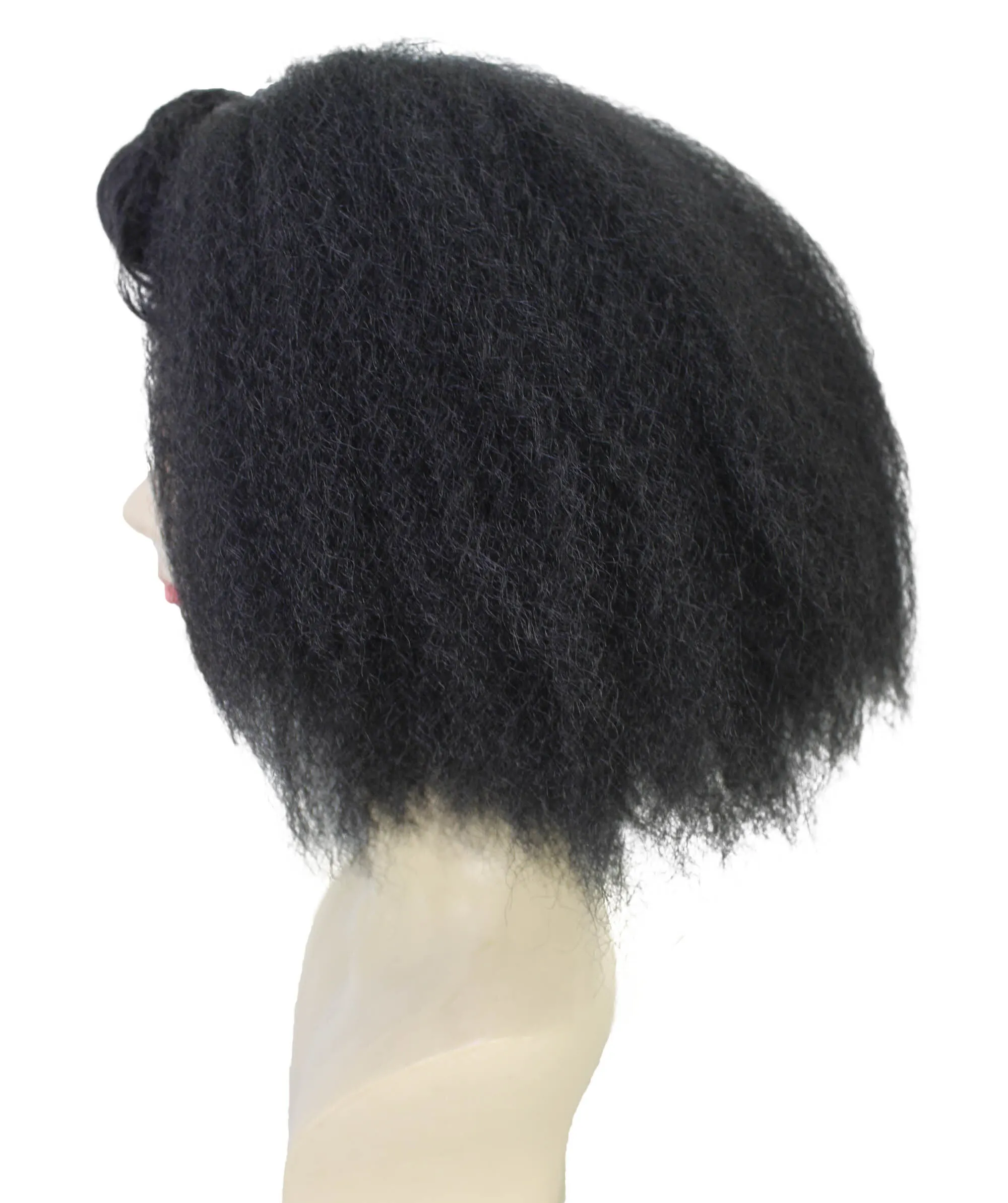 HPO Adult Women's Dramatic Drag Queen Textured Short Wig I Multiple Color Options I Flame-retardant Synthetic Fiber