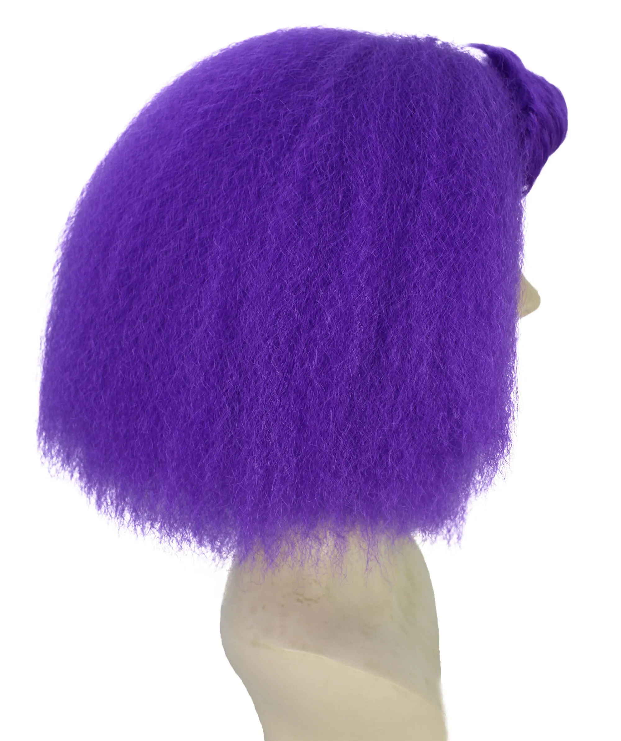 HPO Adult Women's Dramatic Drag Queen Textured Short Wig I Multiple Color Options I Flame-retardant Synthetic Fiber