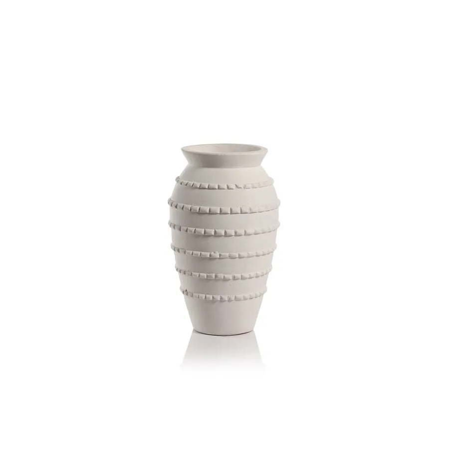 Santorini Natural White Vase